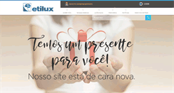 Desktop Screenshot of etilux.com.br