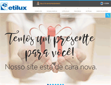 Tablet Screenshot of etilux.com.br